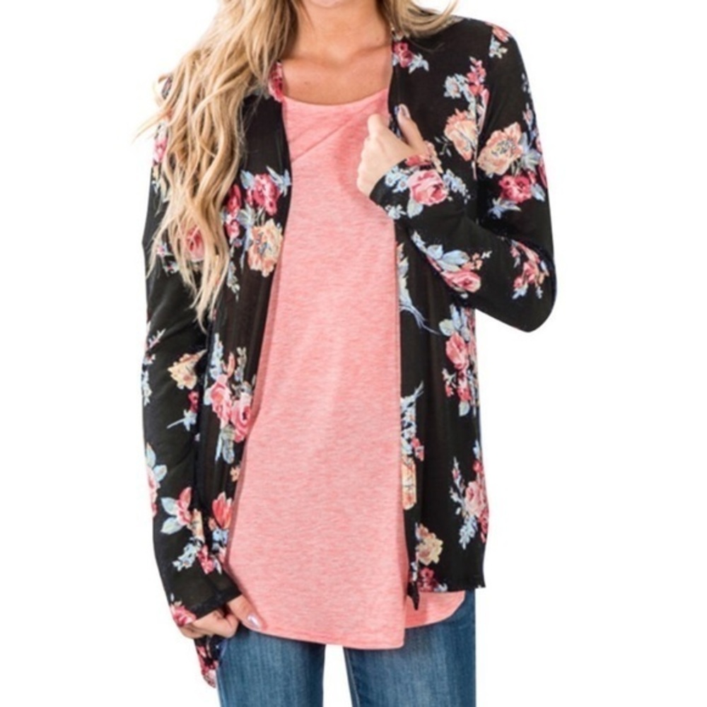 Cute floral cardigan